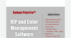 Desktop Screenshot of kothariinfotech.com