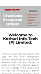 Mobile Screenshot of kothariinfotech.com